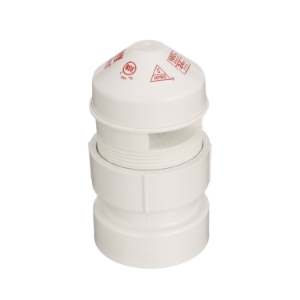 Oatey® Sure-Vent® Air Admittance Valve With 1-1/2 x 2 in PVC SCH 40 Adapter, 1-1/2 to 2 in, NPT, 20 DFU, PVC Body redirect to product page