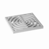 Oatey® 42753 Full Top Grate, 9 in L x 9 in W, White