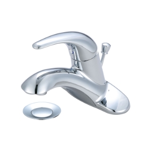 Pioneer 3LG160 Lavatory Faucet, Legacy, Polished Chrome, 1 Handle, Brass Pop-Up Drain, 1.2 gpm Flow Rate