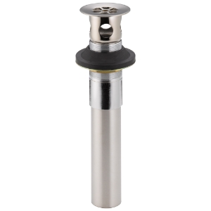 DELTA® RP6346SS Vessel Bathroom Grid Strainer with Overflow, Brass, Stainless