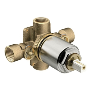 CFG 45317 4-Port Pressure Balancing Tub/Shower Valve, 1/2 in C Inlet x 1/2 in Female IPS Outlet, Brass Body