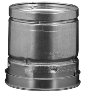 Hart & Cooley® by Duravent 016103 RP Series Round Gas Vent Pipe, Steel/Aluminum, 4 in ID x 4-1/2 in OD Dia x 24 in L, Galvanized