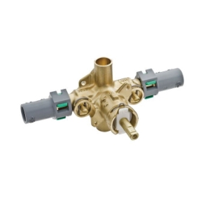 Moen® 62330 M-Pact® Rough-In Valve, 1/2 in CPVC Inlet x 1/2 in CPVC Outlet, Brass Body
