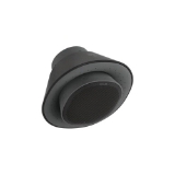 Kohler® 28238-NKE-B Moxie® Showerhead and Wireless Speaker, 2.5 gpm Max Flow, 1 Spray, Wall Mount, 5-3/4 in W x 5 in D x 5-3/4 in H Head, Matte Black