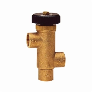 WATTS® 0559129 LF70A Hot Water Extender Tempering Valve, 1/2 in Nominal, C End Style, 150 psi Pressure, 2 gpm Flow Rate, Brass Body