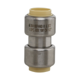 Boshart Industries SSPF-C07 3/4" 304 Stainless Steel Push-Fit Coupling