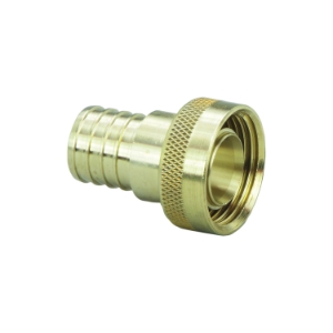 Viega 46414 PureFlow® Supply Adapter, 3/4 x 1 in Nominal, Crimp x Supply End Style, Brass