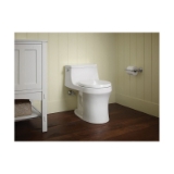 Kohler® 4007-NY 1-Piece Toilet, San Souci®, Round Bowl, 15-1/4 in H Rim, 12 in Rough-In, 1.28 gpf, Dune