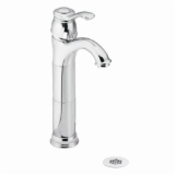 Moen® 6102 Bathroom Faucet, Kingsley®, 1.5 gpm Flow Rate, 3 in H Spout, 1 Handle, Pop-Up Drain, 1 Faucet Hole, Chrome, Function: Traditional