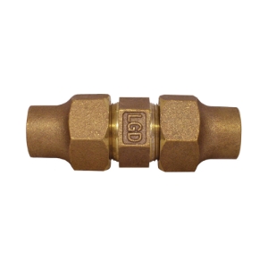 Legend 313-110NL T-4200 3-Part Pipe Union, 1 x 3/4 in Nominal, Flare End Style, Bronze