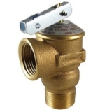 Cash Acme® 14737-0150 FWL-2 Pressure Relief Valve, 3/4 in Nominal, MNPT x FNPT End Style, 150 psi Pressure, Bronze Body