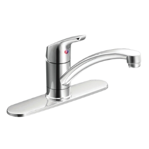 CFG CA42511 Kitchen Faucet, Baystone™, Residential, 1.5 gpm Flow Rate, 8 in Center, Polished Chrome, 1 Handle