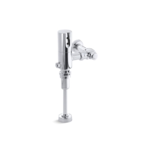 Kohler® 10958-SV-CP Tripoint® Touchless DC Washdown Flushometer, Battery, 0.5 gpf Flush Rate, 3/4 in IPS Inlet, 3/4 in Spud, 80 psi Pressure, Polished Chrome