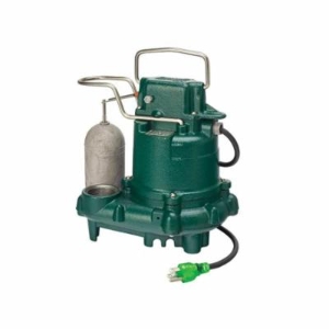 Zoeller® 63-0001 M63 Automatic Submersible Pump, 43 gpm Flow Rate, 1-1/2 in NPT Outlet, 1 ph, 1/3 hp, Cast Iron
