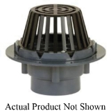 Sioux Chief 867-P3M Roof Drain With Dome Strainer, 3 in Outlet, Solvent Weld x Hub Connection, PVC Drain