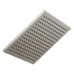 DELTA® 52159-SS-PR25 Raincan Universal Showerhead, 2.5 gpm Max Flow, 1 Spray, Ceiling/Wall Mount, 11-3/4 in L x 11-3/4 in W x 2-3/8 in H Head, Lumicoat® Stainless