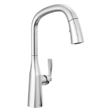 DELTA® 9176-PR-DST Stryke® Pull-Down Kitchen Faucet, 1.8 gpm Flow Rate, Chrome, 1 Handle, 1 Faucet Hole, Commercial/Residential