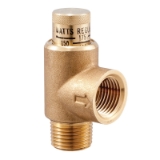 WATTS® 0556035 LF530 Calibrated Pressure Relief Valve, 1/2 in Nominal, MNPT x FNPT End Style, 50 to 175 psi Pressure, Brass Body