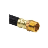 BrassCraft® Speedi Plumb® PLUS BWB20-18 Flexible Braided Water Heater Connector, 3/4 in Nominal, MNPT x FNPT End Style, 18 in L, 125 psi Working, Polymer