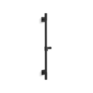 Kohler® 98342-BL Awaken® Deluxe Slidebar, 24 in L Bar, 29-5/8 in OAL, Brass, Matte Black