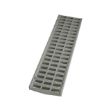 Light Traffic Channel Grate With UV Inhibitor, 101.75 gpm at 1 in Head, 5 in Pipe, Domestic