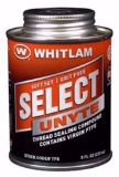 WHITLAM® SELECT-UNYTE TF8 PTFE Thread Sealing Compound, 237 mL Brush-In Cap Bottle, White