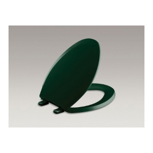 Kohler® 4652-97 Lustra™ Toilet Seat, Elongated Bowl, Closed Front, Polypropylene, Timberline, Quick Release Hinge
