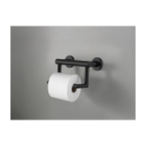 DELTA® 41550-BL Decor Assist™ Contemporary Tissue Holder with Assist Bar, 2 in H, Matte Black