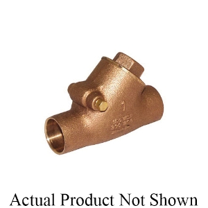 LEGEND 105-404NL S-453NL Y-Pattern Swing Check Valve, 3/4 in Nominal, C End Style, Bronze Body