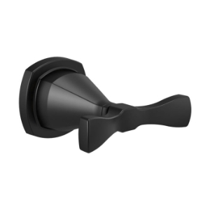 DELTA® 77638-BL Stryke® Double Robe Hook, Matte Black