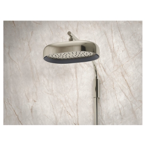 Kohler® 26293-BL Statement® 1-Function Contemporary Rain Showerhead with Katalyst® Air Induction Technology, 2.5 gpm Max Flow, 1 Spray, 10 in W Head, Matte Black