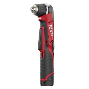 Milwaukee® 2415-21 Cordless Right Angle Drill/Driver Kit, 3/8 in Keyless/Single Sleeve Chuck, 12 VDC, 100 in-lb Torque, 0 to 800 rpm No-Load, 11-3/4 in OAL, Lithium-Ion Battery