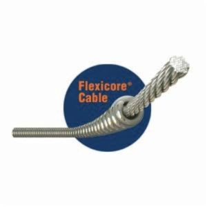 General Pipe Cleaners Flexicore® 25HE1A-DH Replacement Cable With Down Head, 5/16 in Dia