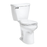 Mansfield® 267-4 BON Self-Rimming Lavatory With Concealed Front Overflow, Maverick™ II, Oval Shape, 4 in Faucet Hole Spacing, 20 in W x 17 in D x 8 in H, Drop-In Mount, Vitreous China, Bone