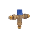 Sharkbite® Heatguard® 24504 HG110-D Thermostatic Mixing Valve, 1/2 in Inlet x 1/2 in Outlet, 230 psi, 1 to 20 gpm, Bronze Body