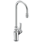 DELTA® 27C633 TECK® Traditional Single Pantry Faucet, Commercial, 1.5 gpm Flow Rate, Gooseneck Spout, Polished Chrome, 1 Handle