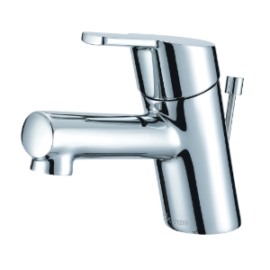 Gerber® D224530 Amalfi™ Lavatory Faucet, 1.2 gpm Flow Rate, 3-7/16 in H Spout, 1 Handle, Metal Pop-Up Drain, Polished Chrome