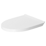 DURAVIT 0020790000 Soft Close Toilet Seat, Elongated Bowl, Close Front Front, Plastic, White