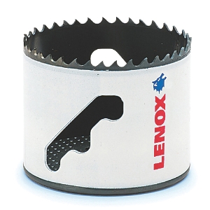 Lenox® SPEED SLOT® 1772933 28A Arbored Hole Saw With T3 Technology™, 1-3/4 in Dia, 1-9/16 in D Cutting, HSS Cutting Edge, 1/4 in Arbor