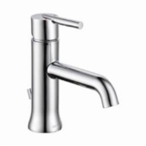 DELTA® 559LF-HGM-MPU Trinsic® Centerset Lavatory Faucet, 0.5 gpm Flow Rate, 2-3/8 in H Spout, 1 Handle, Pop-Up Drain, 1/3 Faucet Holes, Chrome, Traditional