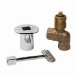 Sioux Chief HearthMaster™ 952 Quarter-Turn Angle Gas Ball Valve, FNPT, Brass Body