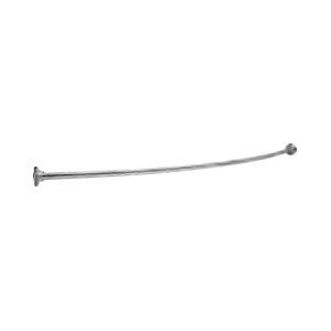 DELTA® 42205 Foot Shower Rod with Brackets, 6 ft L x 6.03 in W x 2-3/4 in H, Stainless, Chrome