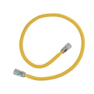 BrassCraft® ProCoat® CSSL88-36 Gas Connector, 3/8 in, FNPT, 36 in L, Stainless Steel