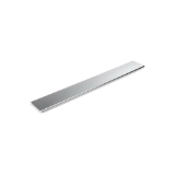 Kohler® 9331-SH Groove® Drain Cover, 42 in L x 5-1/2 in W, Aluminum, Bright Silver