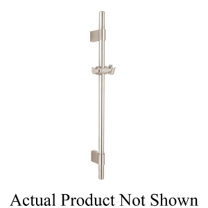 GROHE 28797EN1 Rainshower™ Shower Bar, 24 in L Bar, 3-3/16 in OAD, Brass, StarLight® Brushed Nickel