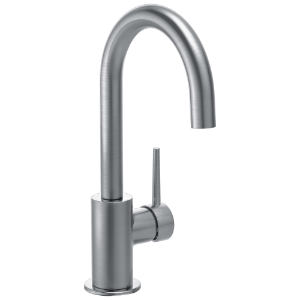 DELTA® 1959LF-AR Bar/Prep Faucet, Trinsic®, Arctic™ Stainless Steel, 1 Handle, 1.5 gpm