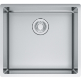 FRANKE CUX11019 Cube Kitchen Sink, Pearl, Rectangular Shape, 18 in L x 16-1/8 in W x 9 in D Bowl, 19-9/16 in L x 17-3/4 in W, Undermount, 18 ga Stainless Steel
