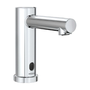 Moen® 8559 Lavatory Faucet, M-POWER™, 0.5 gpm Flow Rate, 4-1/8 in H Spout, 1 Faucet Hole, Chrome, Touchless