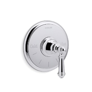 Kohler® T72769-4-CP Artifacts® Mastershower® Temperature Control Valve Trim With Lever Handle, Polished Chrome