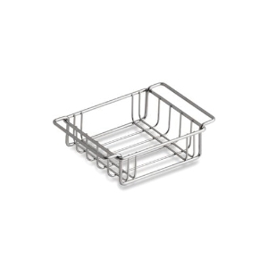 Kohler® 3127-ST Undertone® Storage Basket, 5-5/8 in L x 7-3/4 in W x 2 in H, Stainless Steel